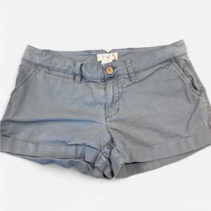 OP Grey Low Rise Mini Y2K Shorts Women Size 9